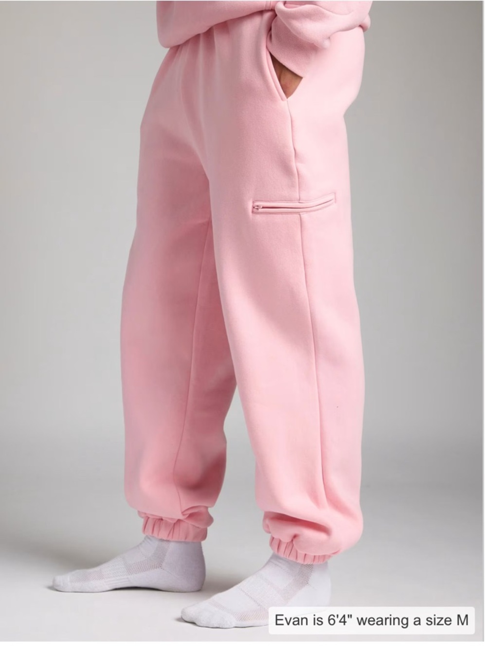 COMFRT Airplane Mode Travel Sweatpants- Pink Size L